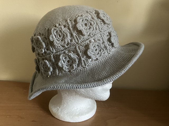 Flower Motif Hat