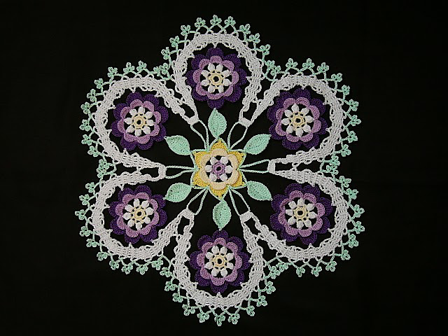 Lilac Fantasy Doily