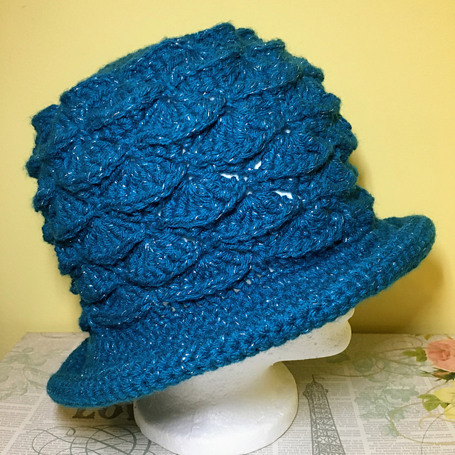 Textured Shell Pattern Hat