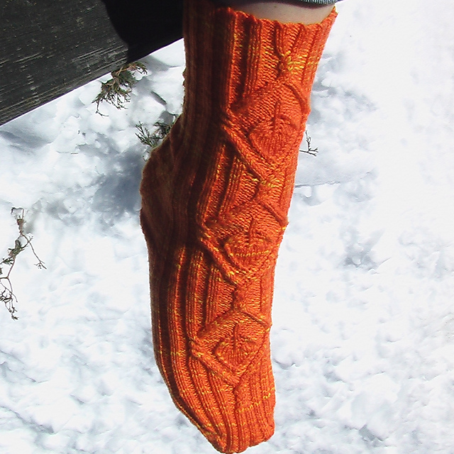 Flaming June Socks