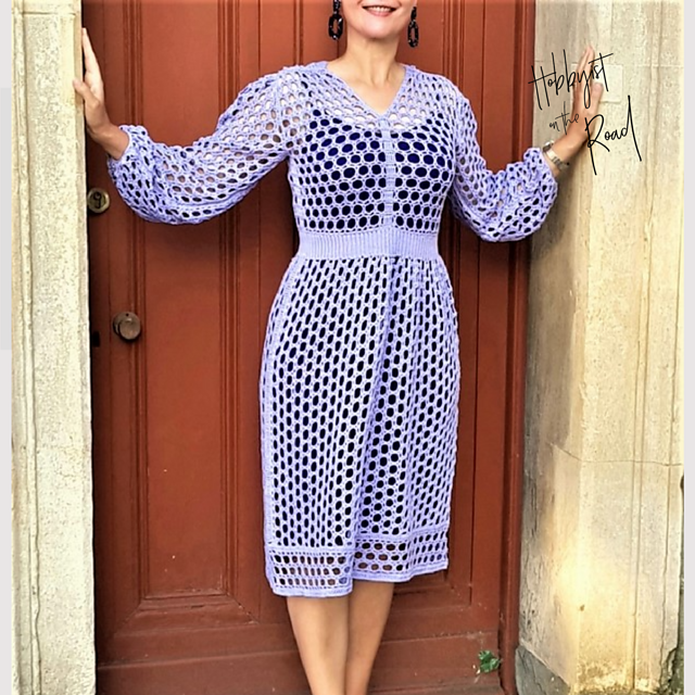 white christmas dresses Crochet Layered Midi Dress main image 1