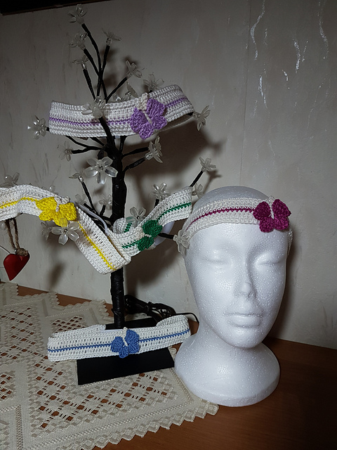 Kinderstirnband Butterfly