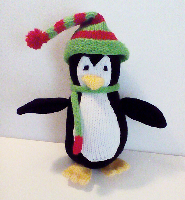 Parker Penguin- a Machine Knit Creation