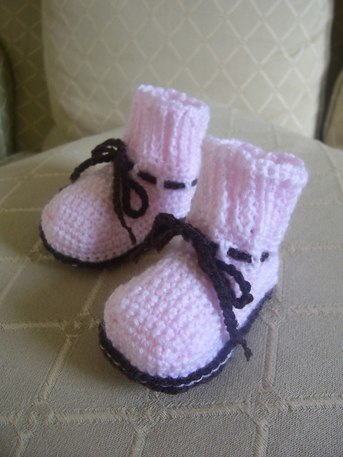 Knit-Look Baby Sweater Boots