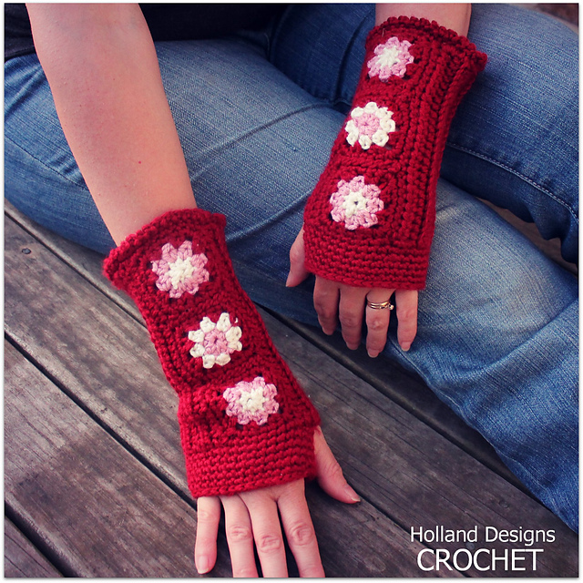 Cheery Mitts