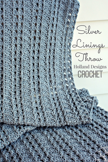 Ravelry: hollanddesigns' Silver Linings Throw