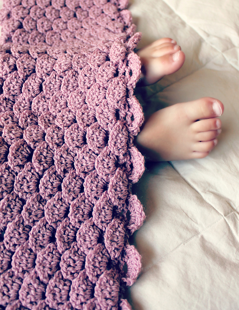 Rose Petal Baby Blanket