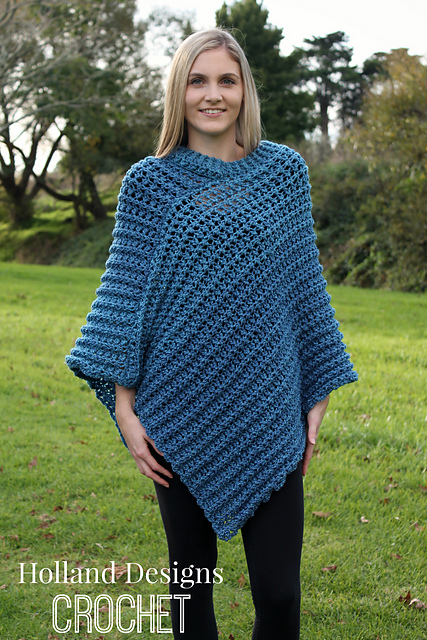 Ravelry: Tweed Poncho pattern by Lisa van Klaveren
