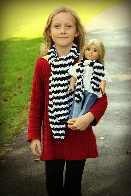 Skinny Chevron Scarf