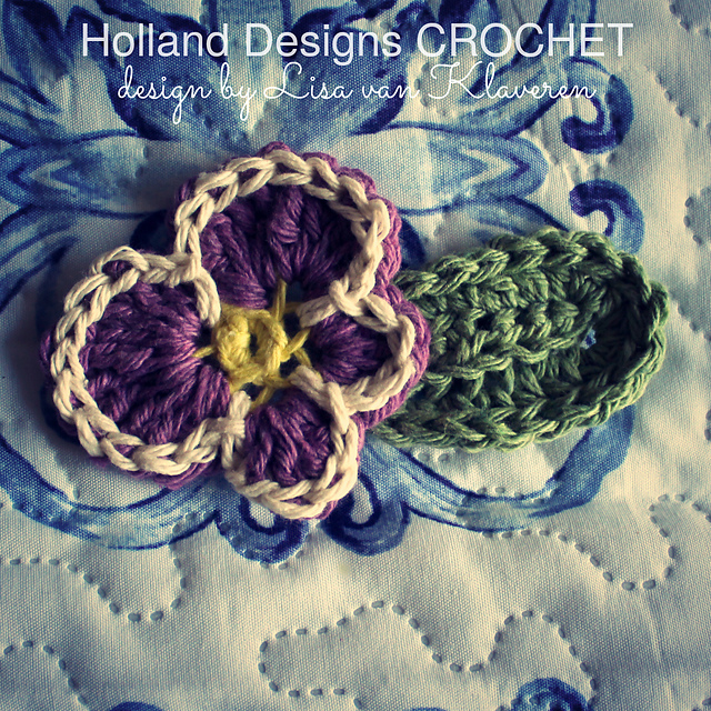 Pansy and Leaf Embellishment