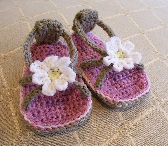 Daisy Baby Flip Flops
