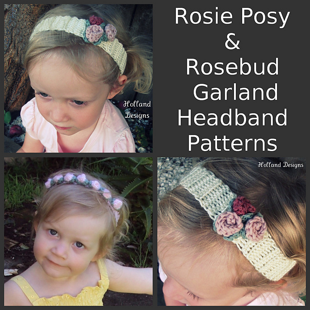 Rosie Posy & Rosebud Garland Headbands