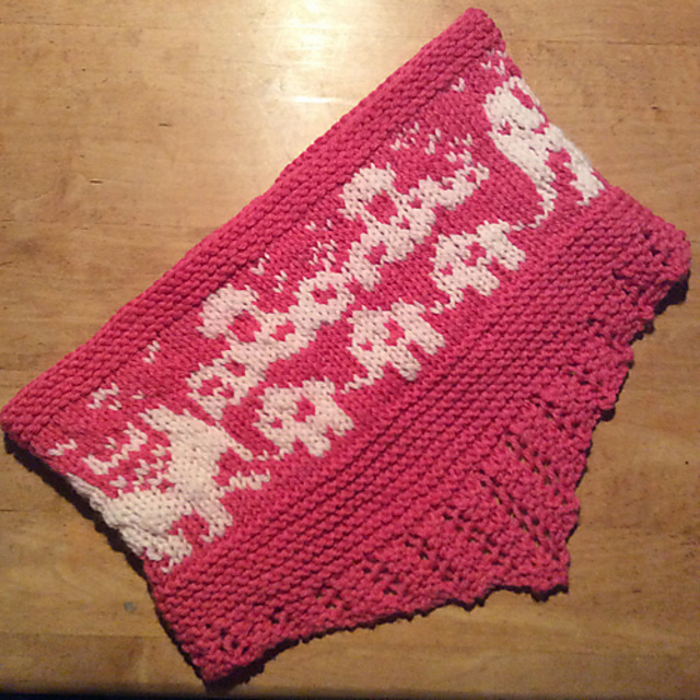 Walking With Elephants Knit Cowl