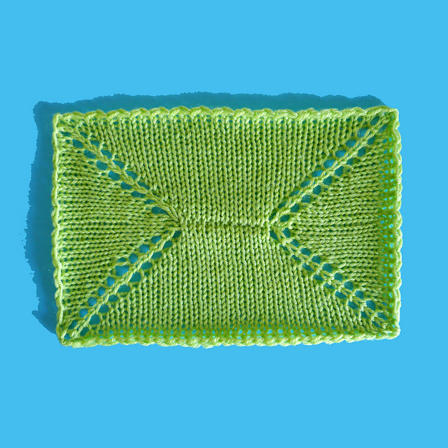 Rectangle Knit in the Round Shawl Shape