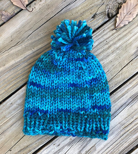 Simple Chunky Knitted Hat