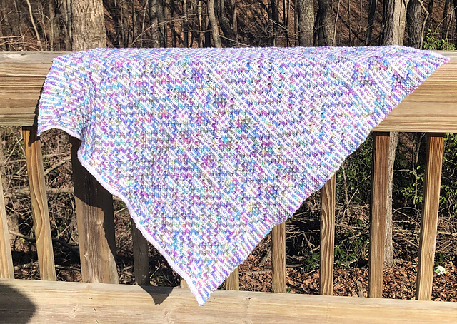 Spring Stitch Sampler Afghan