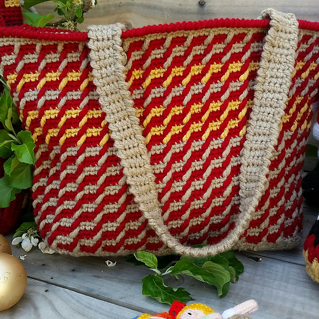 Candy Cane Christmas Tote