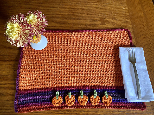 Autumn Double Stitch Placemat