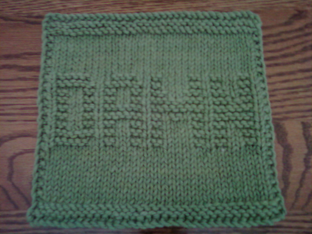 Swearing Dishcloth: D**N