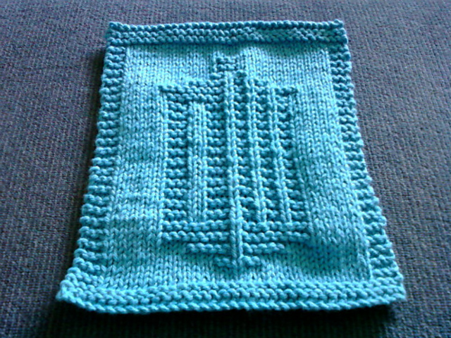 Doctor Who Logo Dishcloth
