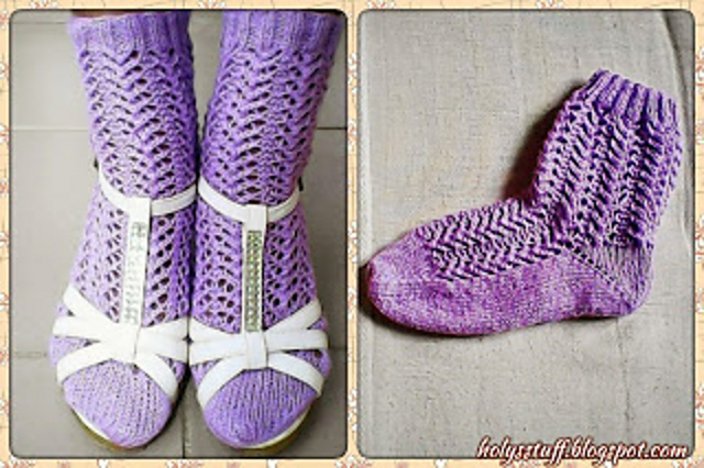 Violetta Lacy Socks