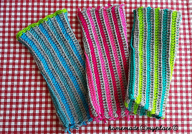 Stripy Wrist Warmers