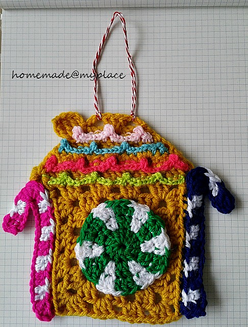 Gingerbread house ornament