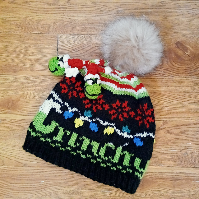 Grinchy Beanie 2