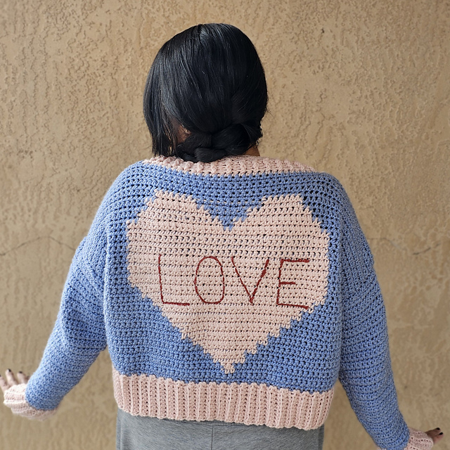 Be My Valentine Cardi
