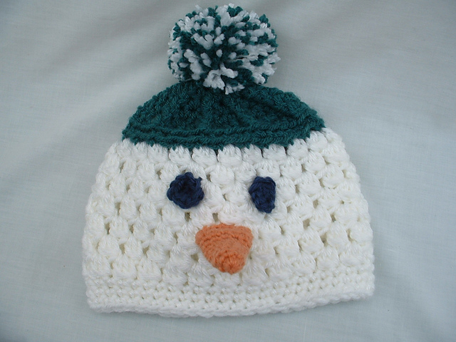 Snowman Pom Pom Hat