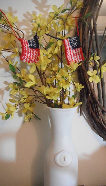 American Flag Garland