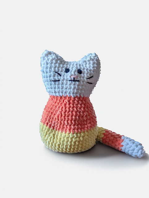 Candy Corn Kitty Cat