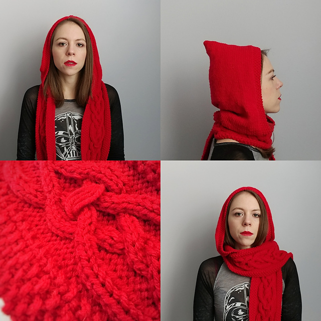 "Scarlett" Hooded Scarf