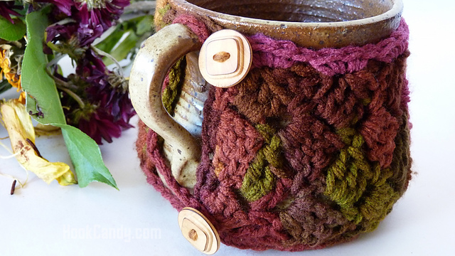 Sideways Stitch Mug Cozy