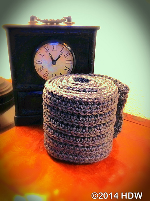 Ribbed Winter Scarf