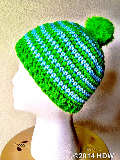 Candy Stripes Crochet Hat