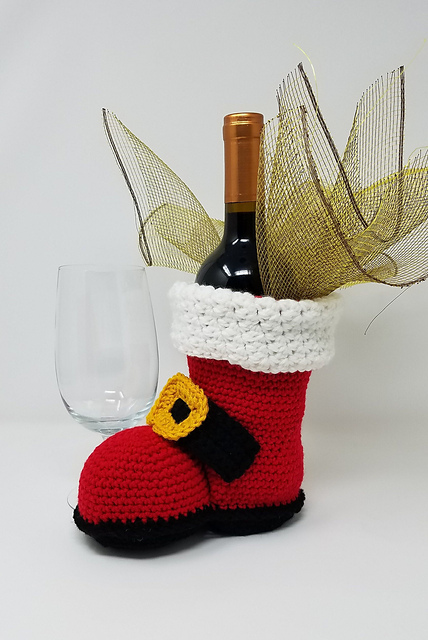 Ho Ho Merlot Bottle Boot
