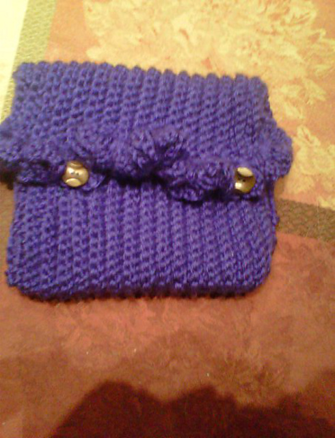 Ruffle Clutch