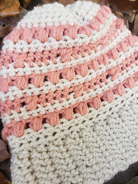 A Puff Stitch Beanie
