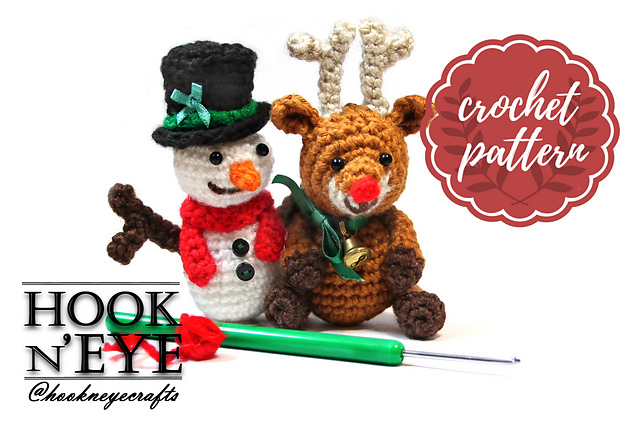 Frosty & Rudolph Tree Ornaments