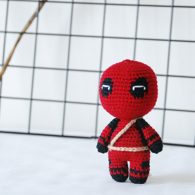 X Dead Pool Amigurumi
