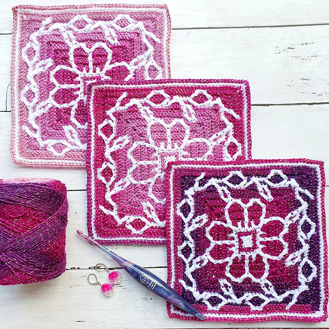 Floral Dawn Mosaic Square