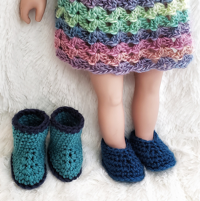 Simple Doll Boots