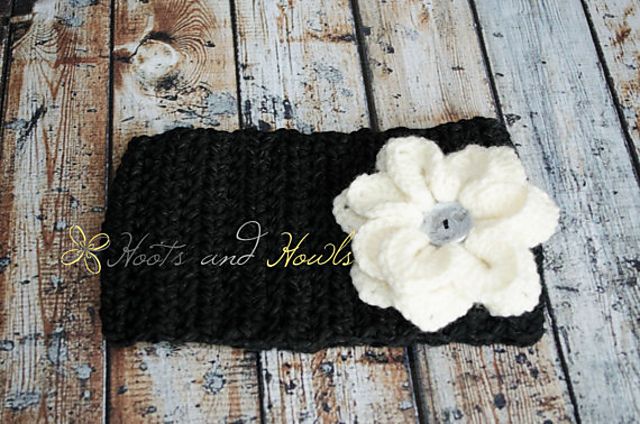 Crocodile Flower Headwarmer