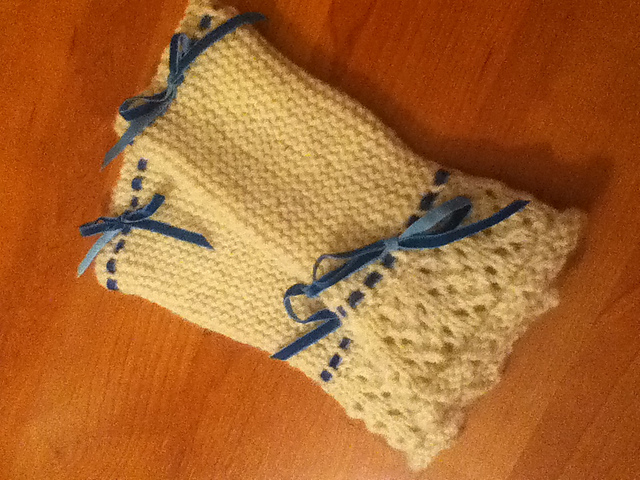 Fiesta wrist warmers 