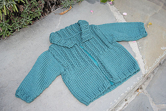 Jacket with Patterned Yoke