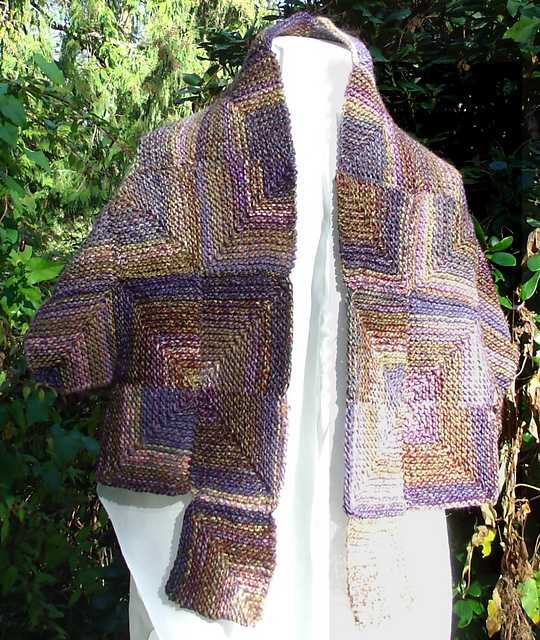 Mitered Knit Shawl
