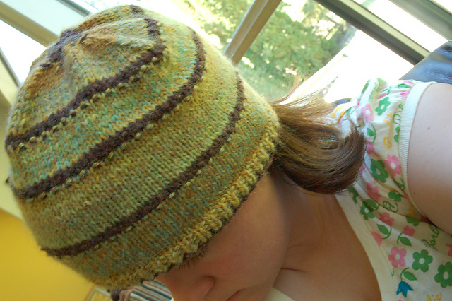 Striped Beanie