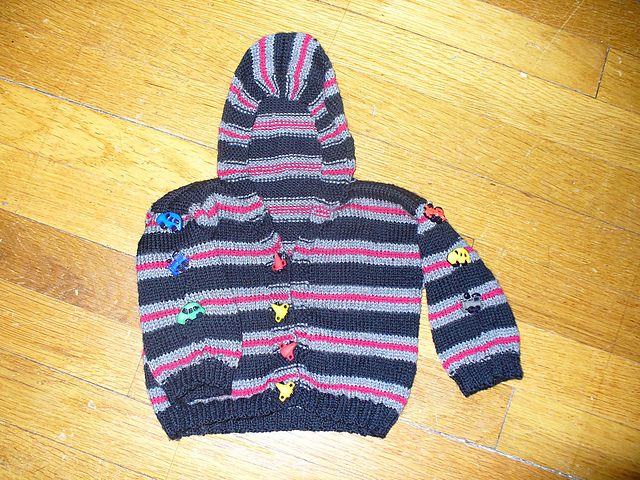 No-Sew Baby Cardi