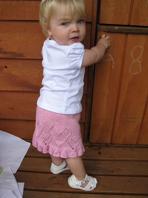 a little love, a girls skirt...